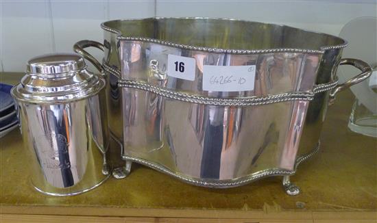 Harrods plated champagne cooler